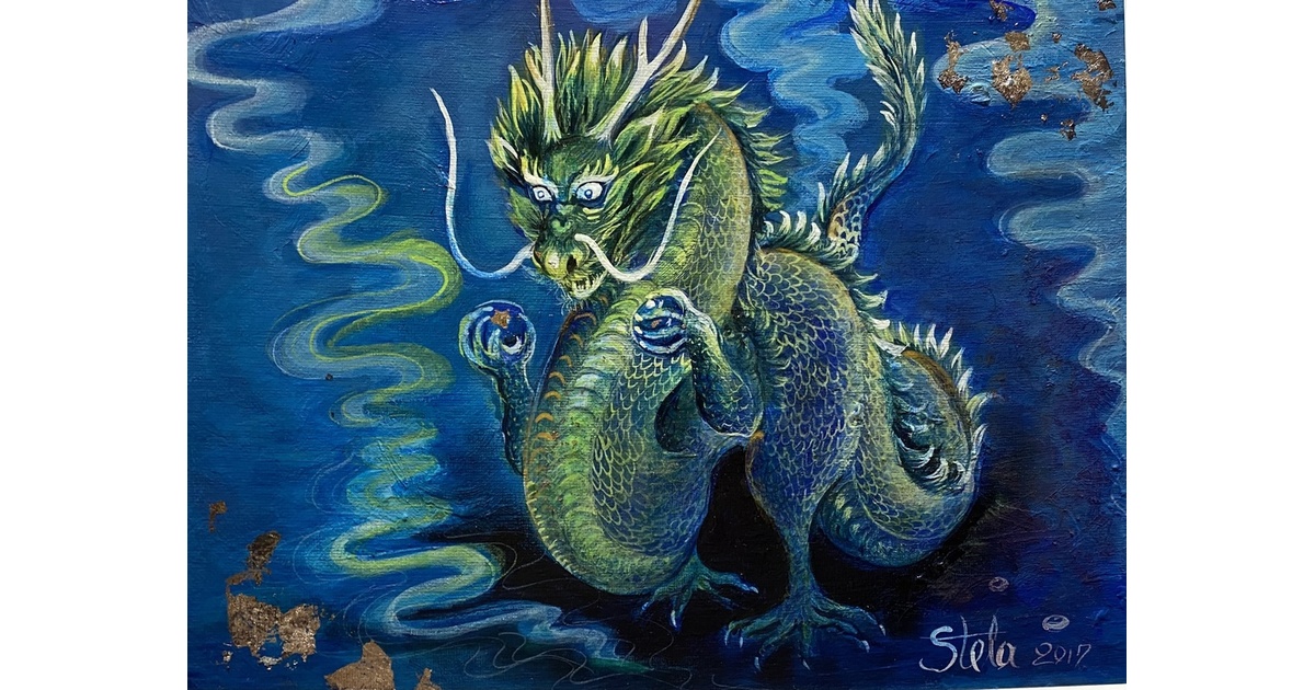 The dragon of water 水のドラゴン - Stela's Art Gallery - BOOTH
