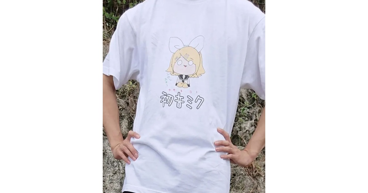 鏡音リン 頭の悪いTシャツ - pipipi - BOOTH