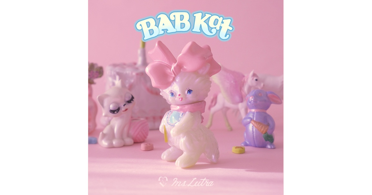 ms LUTRA 猫　フィギュア　BAB kat Mint Milk Kira Imai collaboration BAB Kat by Ms LUTRA