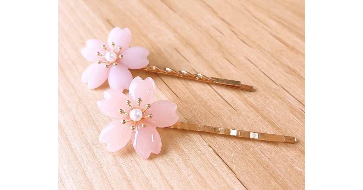 桜のヘアピン - konpeitou-shop - BOOTH