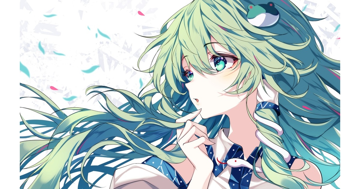 東方　東風谷早苗　プレイマット 3c284100-7663-4574-864d-