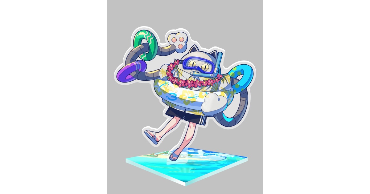 三周年記念イラストアクスタ【ニャンヤオチュー】 - 成人男性三人組