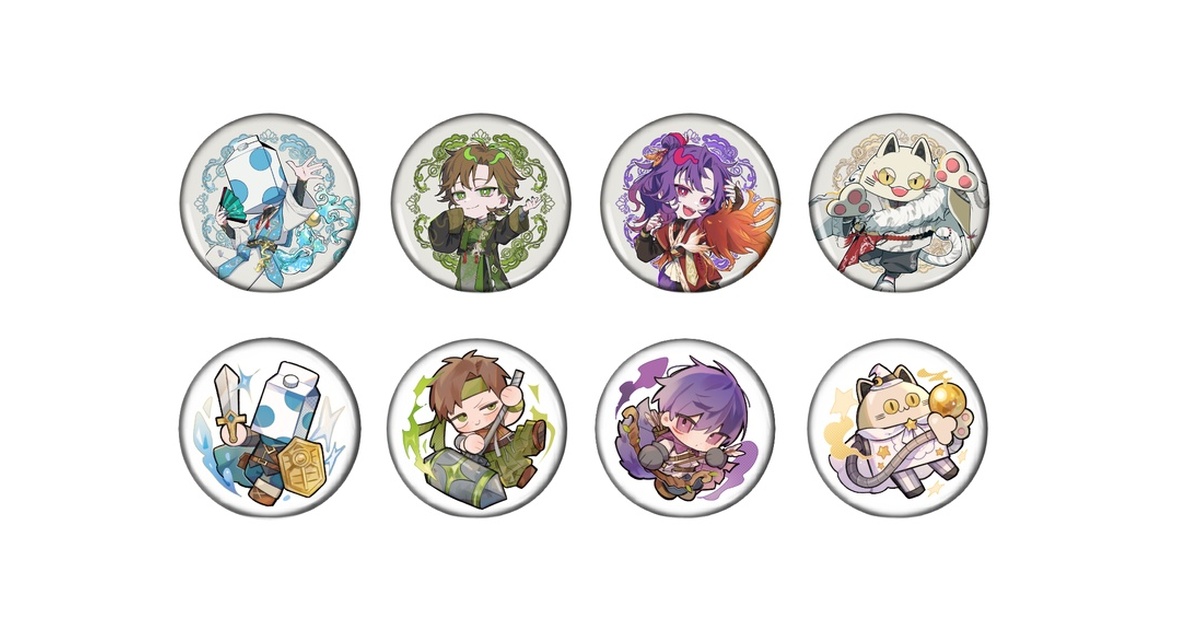 ランダム缶バッジ【四神&RPG】 - 成人男性三人組ショップ - BOOTH