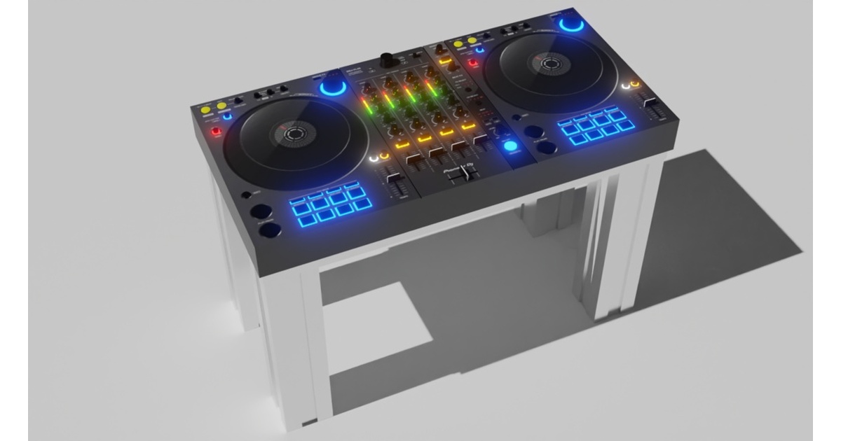 DJミキサーの3Dモデル - .CG - BOOTH