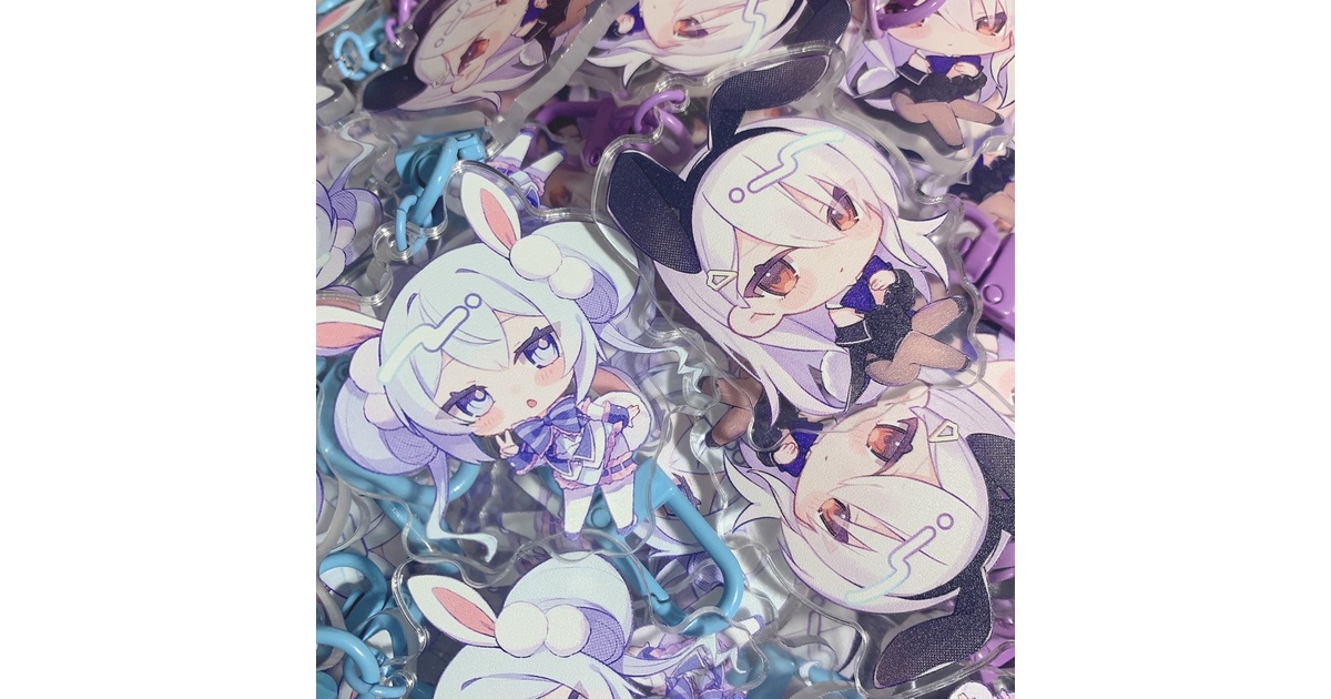 C105】オンゲキ バニーアクリルキーホルダー - #くらげりうむ