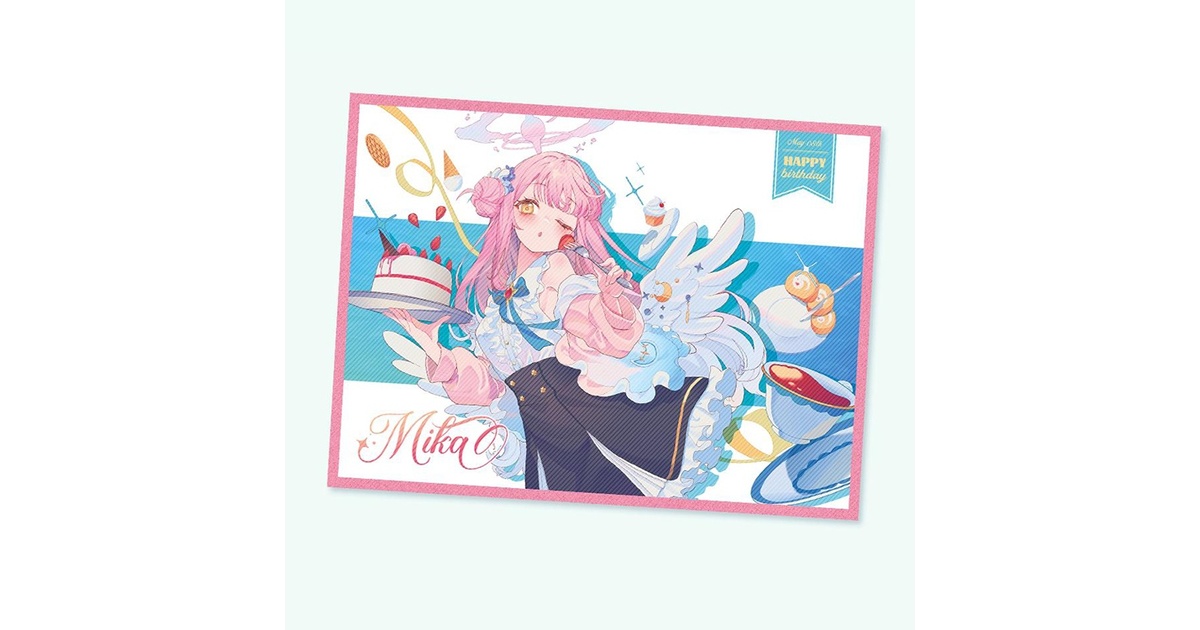 ブルーアーカイブ Blue Archive 聖園ミカ 色紙 - unione - BOOTH