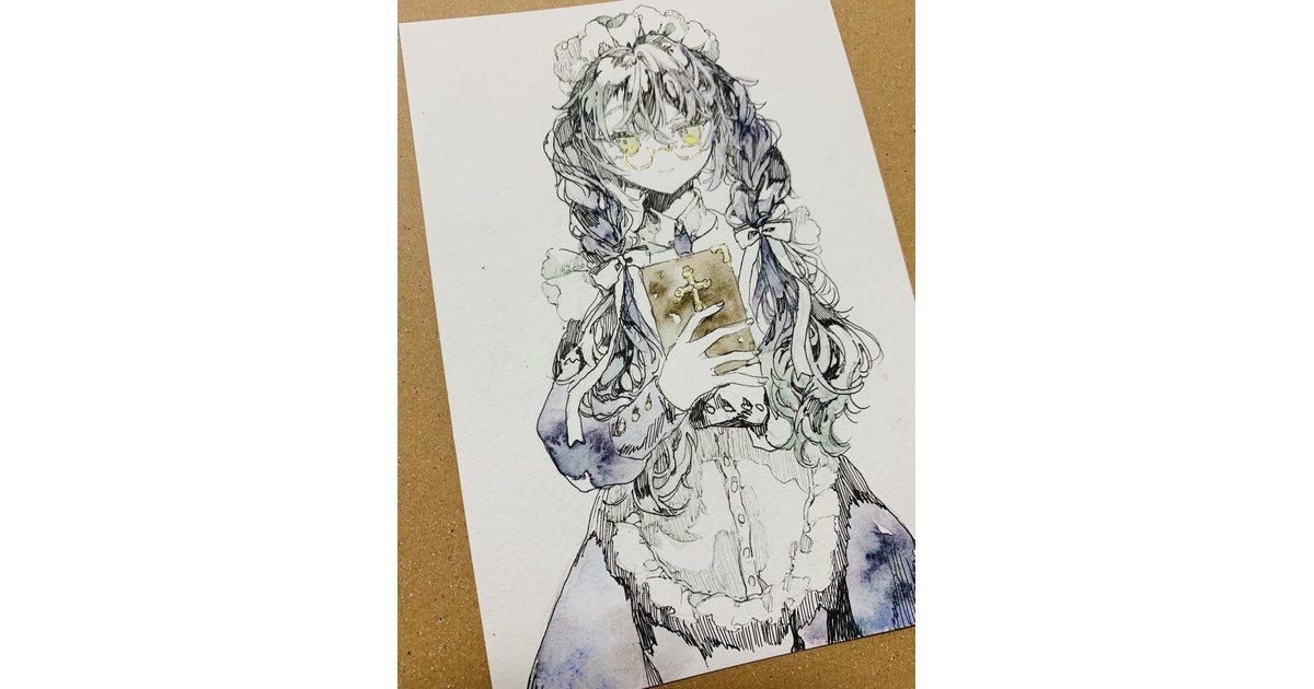 絵画 原画 イラスト ドローイング ドローイング原画 - hika - BOOTH