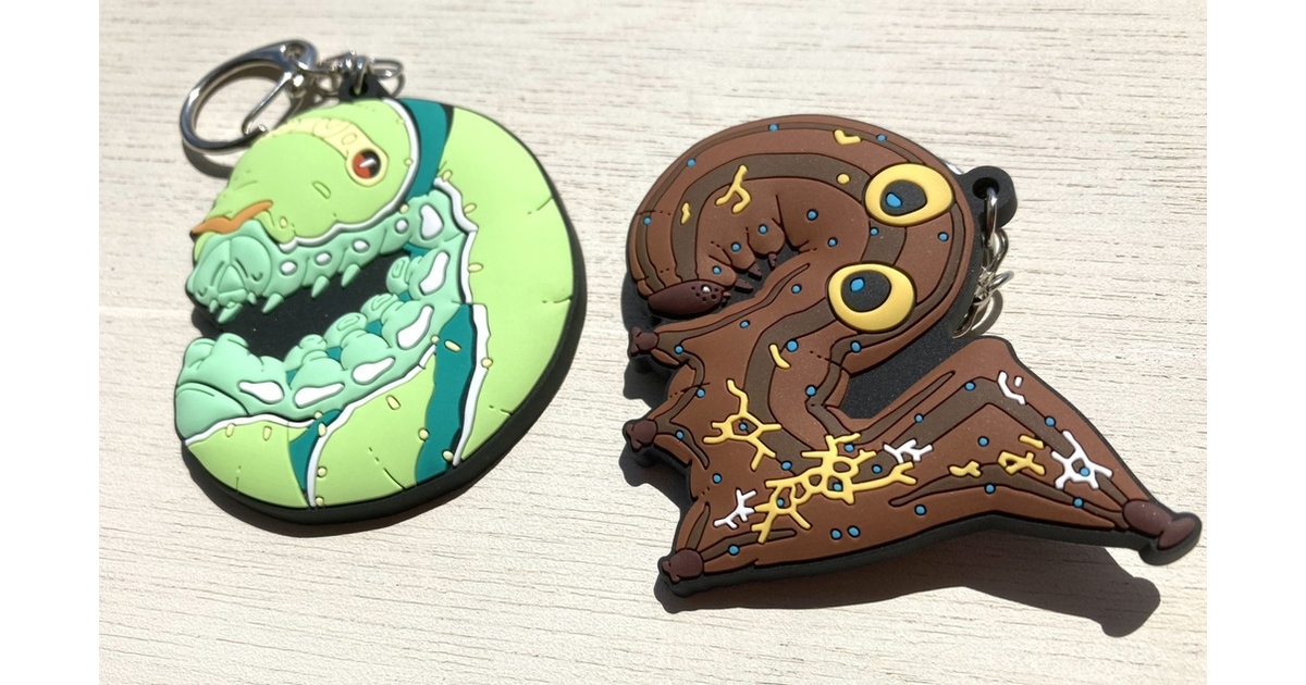 イモムシガチャ 昆虫アクリルキーホルダー