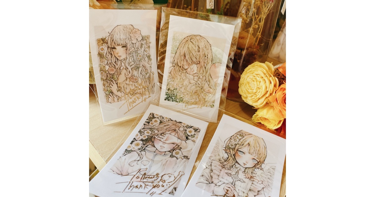 【箔押しサイン入り】 心 10周年 アイ★チュウ　クリアトレカ 箔　華房心 箔押し】華房心 10周年 アイチュウ クリアカード サイン 箔押し - メルカリ