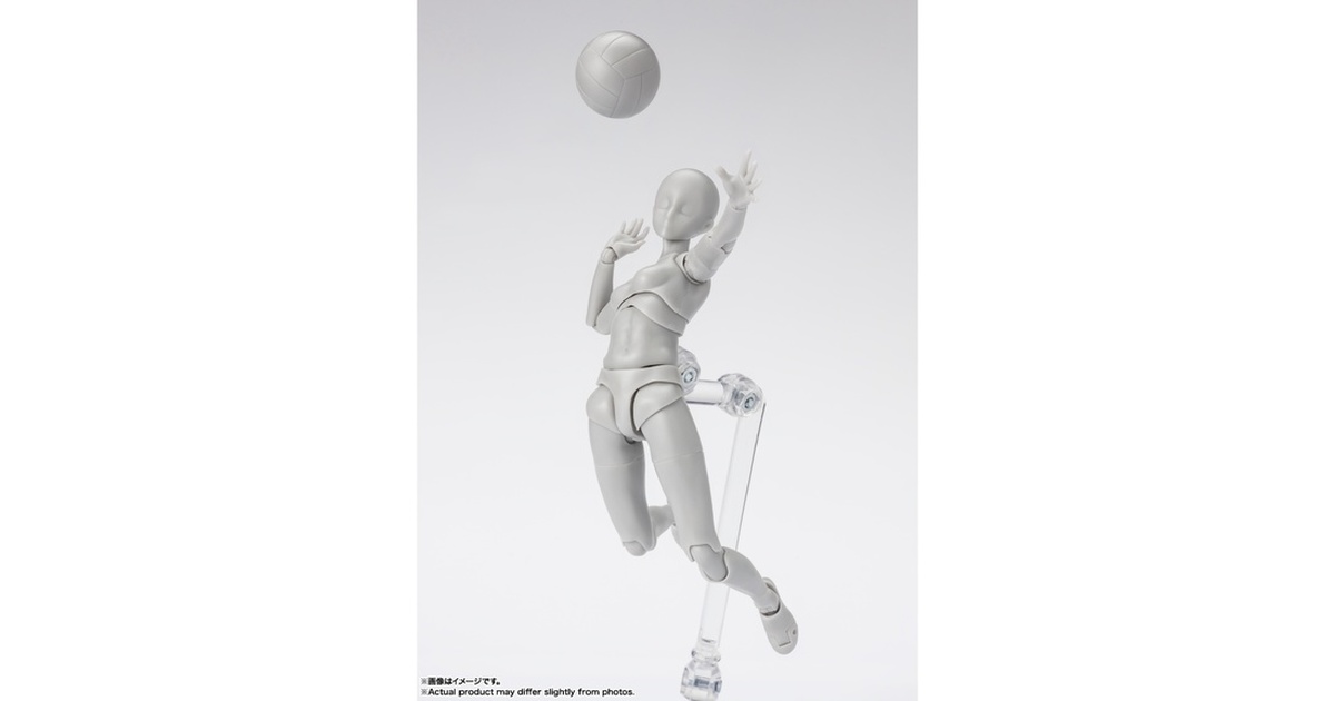 S.H.フィギュアーツ　ボディちゃん　スポーツ　グレー S.H.Figuarts ボディちゃん -スポーツ- Edition DX SET (Gray