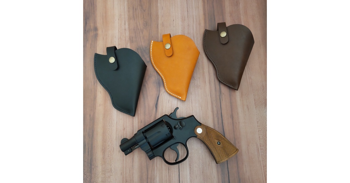 【完動品・美品】マルシン製　S&W 357マグナム   レザーホルスター付 完動品・美品】マルシン製 S&W 357マグナム レザーホルスター付