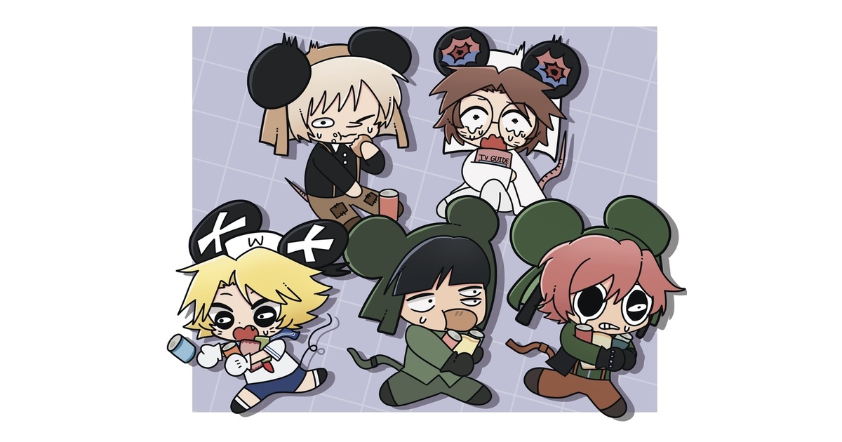 Ranfren】ラットマン 自立アクリルスタンド - ひだり回リ - BOOTH