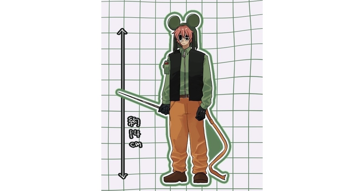 Ranfren】ラットマン アクリルスタンド - ひだり回リ - BOOTH