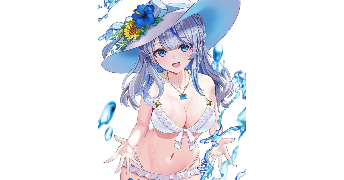 C108】雨海ルカ(水着2)アクリルスタンド - inari - BOOTH