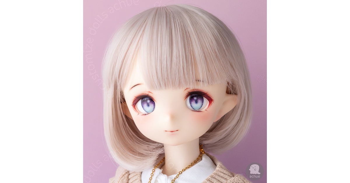 から厳選した 1/4ドール Ruby-B Imomodoll セミホワイト肌 + カスタムヘッド パーツ