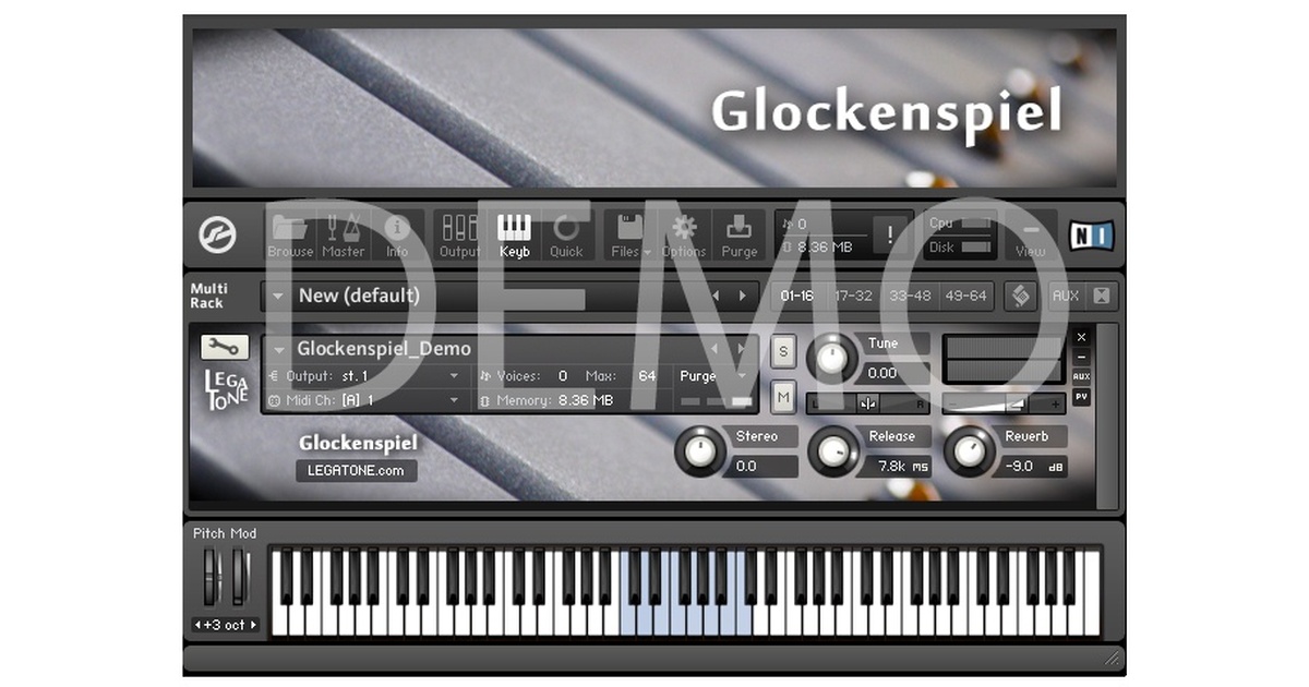 ギルド 音源 グロッケン音源 Glockenspiel for KONTAKT Free Demo - フリー音源