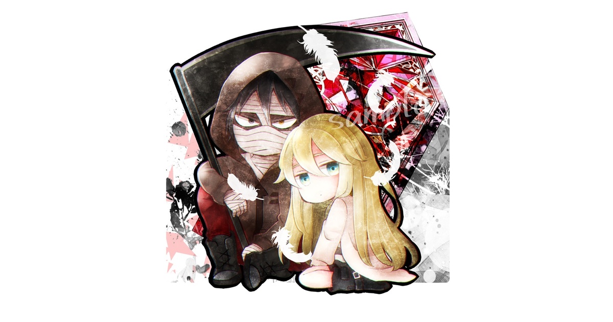 殺戮の天使】アクリルキーホルダー③【ザクレイ】 - orange - BOOTH