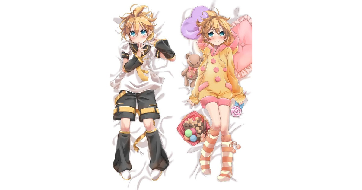 鏡音レン　抱き枕カバー　碧茶 VOCALOID鏡音レン 抱き枕カバー - へき茶園 - BOOTH