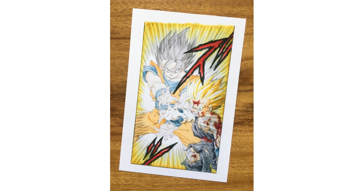 ポストカード】ドラゴンボール 孫悟空 孫悟飯