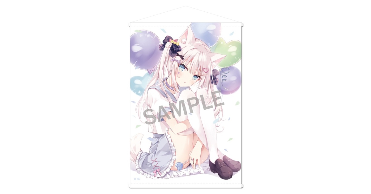 ブレンドリーム ほし 和メイド ましろちゃん 直筆サインA3 複製原画