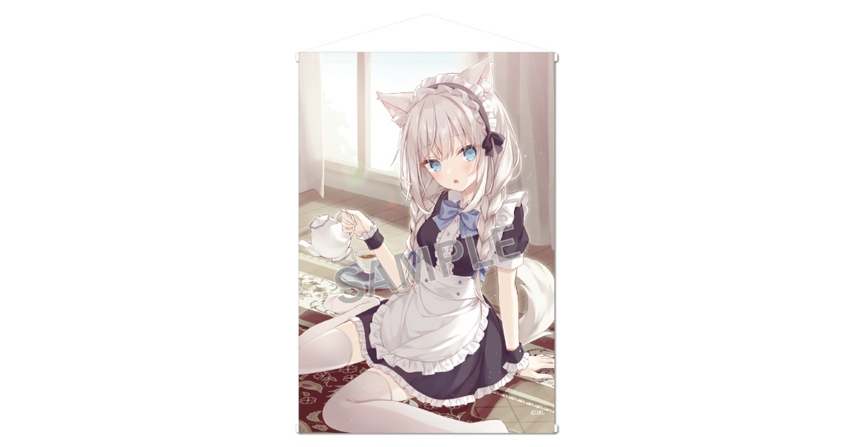 ブレンドリーム　ほし　和メイド　ましろちゃん　直筆サインA3 複製原画 ブレンドリーム ほし 和メイド ましろちゃん 直筆サインA3 複製