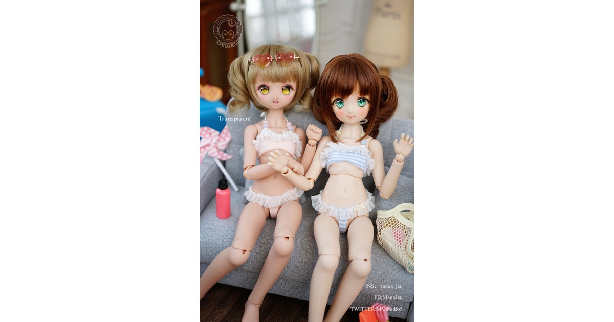 transparent-MDD水着 S,L,M胸 ドール ドルフィードリーム ドール