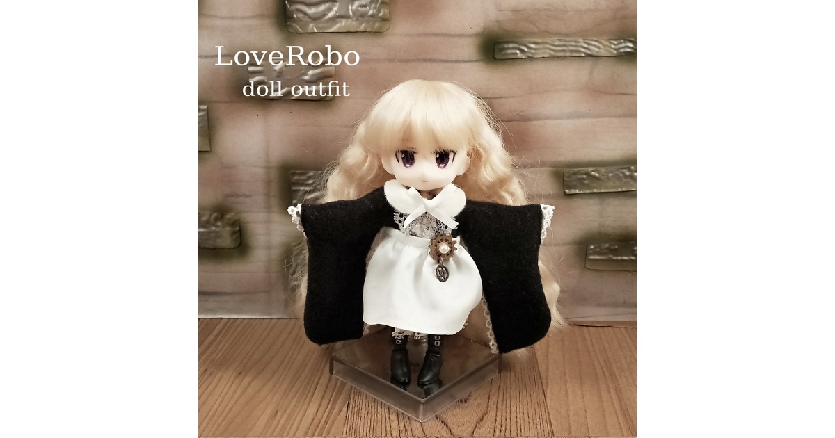 オビツ11 ねんどろいど どーる 服 ハロウィン 黒猫 着物 きつね 和風セット