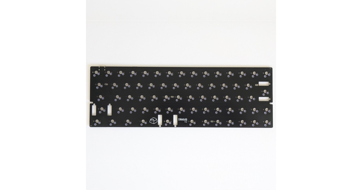 日本語キーボード基板 YM60JISv2 (汎用60%ケース互換、MX/GLP3.0兼用