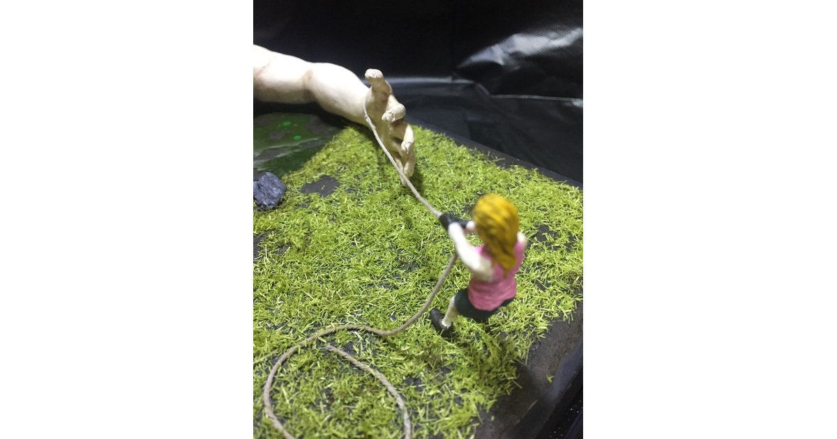 石粉粘土作品「Save the Giant」 - mark-isherwood - BOOTH