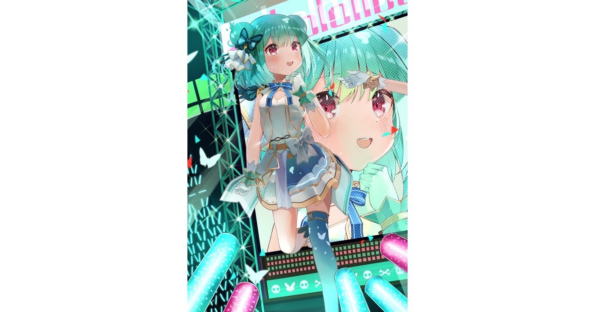 ホロクル3rd】潤羽るしあ タペストリー ライブ衣装 - ゆーりかのお店