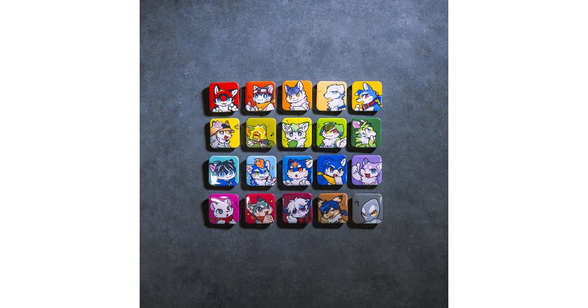 いずなスタンプ缶バッジ - プロダクション体育館 通信販売部 - BOOTH
