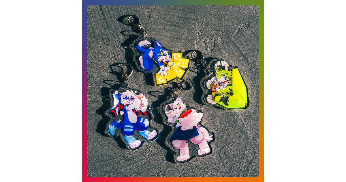 643組 アクリルキーホルダー - プロダクション体育館 通信販売部 - BOOTH