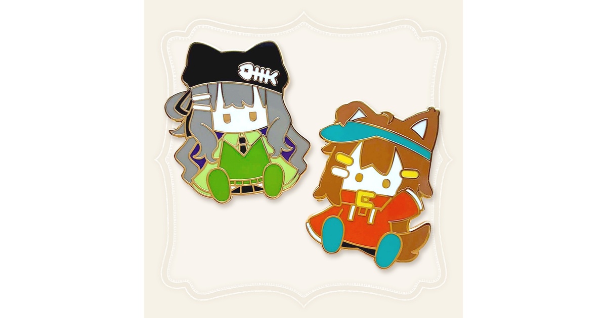 エナメルピンバッチ | Enamel Pin - AtelierMirea | アトリエミレア