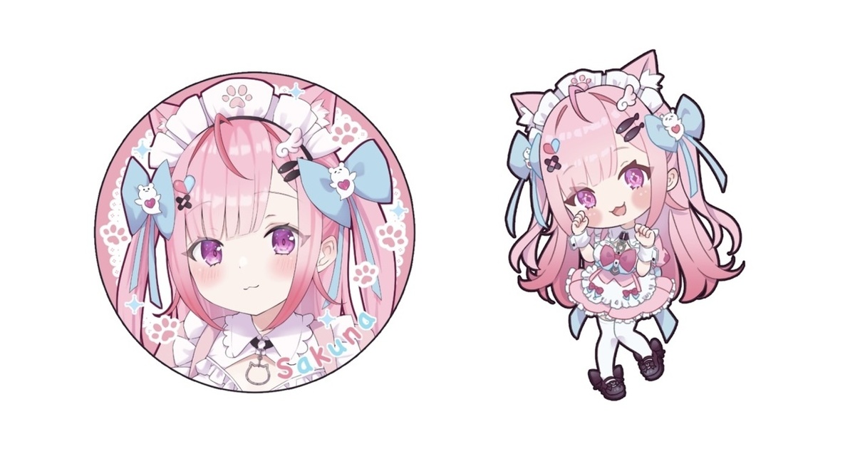 結城さくなちゃんアクリルキーホルダー＋缶バッジセット - トロ