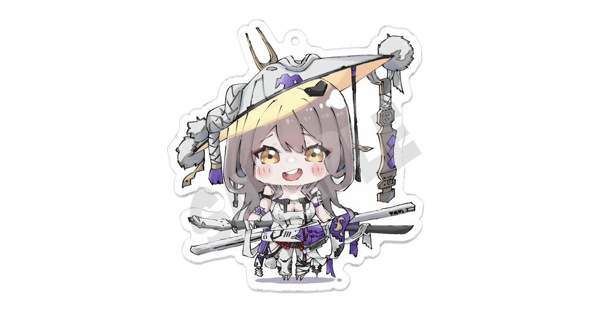 NIKKEスタンプ風アクリルキーホルダー 紅蓮 紅蓮 ニケ 勝利の女神 NIKKE アクリル キーホルダー ストラップ