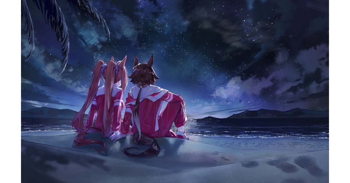 カードサプライ【ラバーマット】ウマ娘_ウオッカ＆ダイワスカーレット  