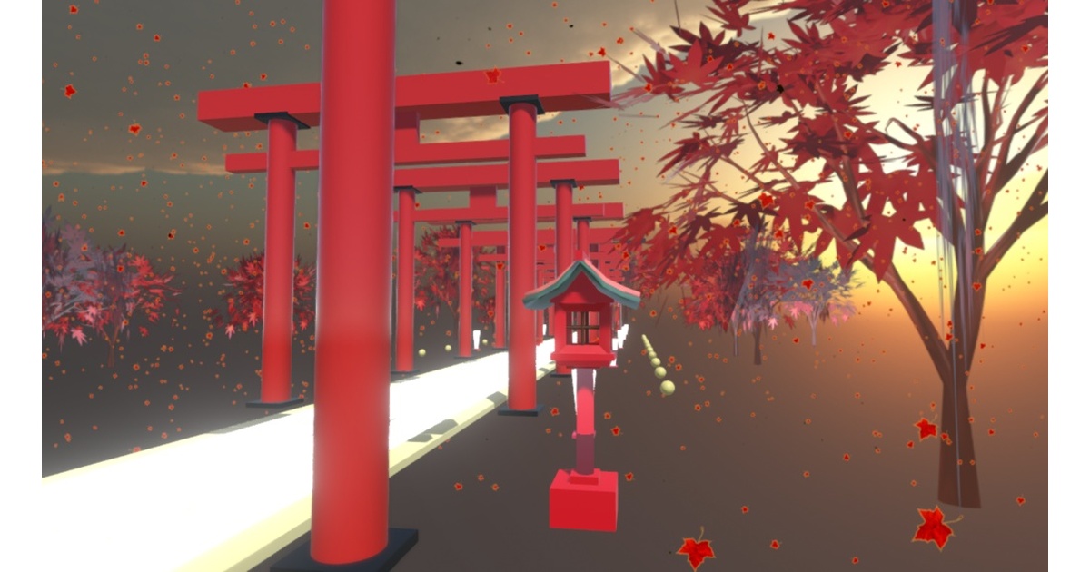 もみじ神社ステージ Vrm Live VIewer向け - mochimarket - BOOTH