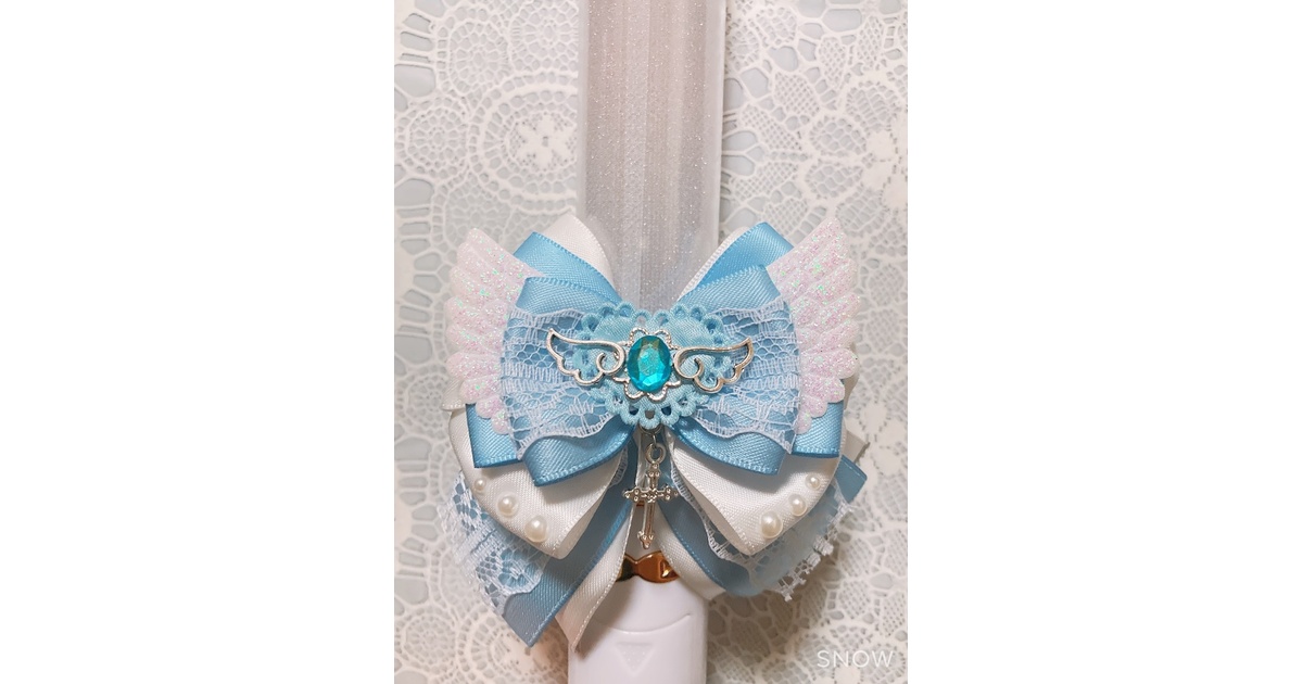 【オーダー再開】キンブレリボン ペンラリボン ヘアメリボン 硬貨ケース チャーム オーダー】キンブレリボン ペンラリボン ヘアメリボン 硬貨ケース