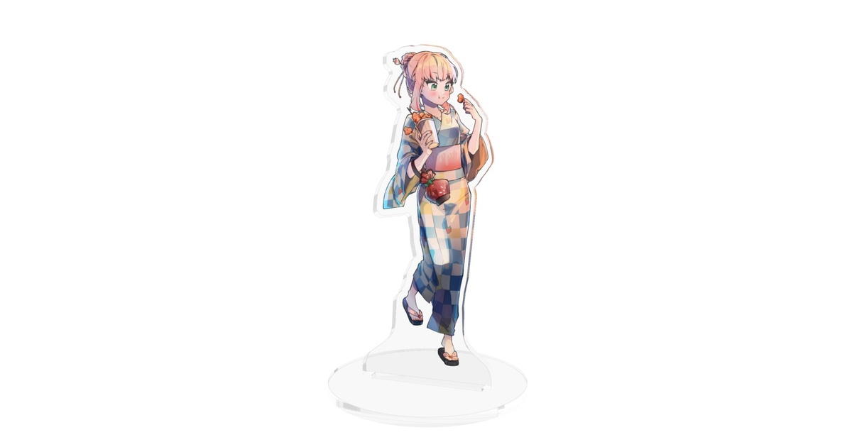 浴衣あもこアクリルスタンド(約13cm) - あもこ商店 - BOOTH