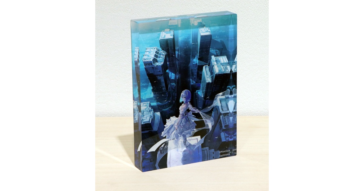 藤ちょこ　アクリルブロック　水没都市 藤ちょこ アクリルブロック 水没都市 【受注生産】 - ILLUST