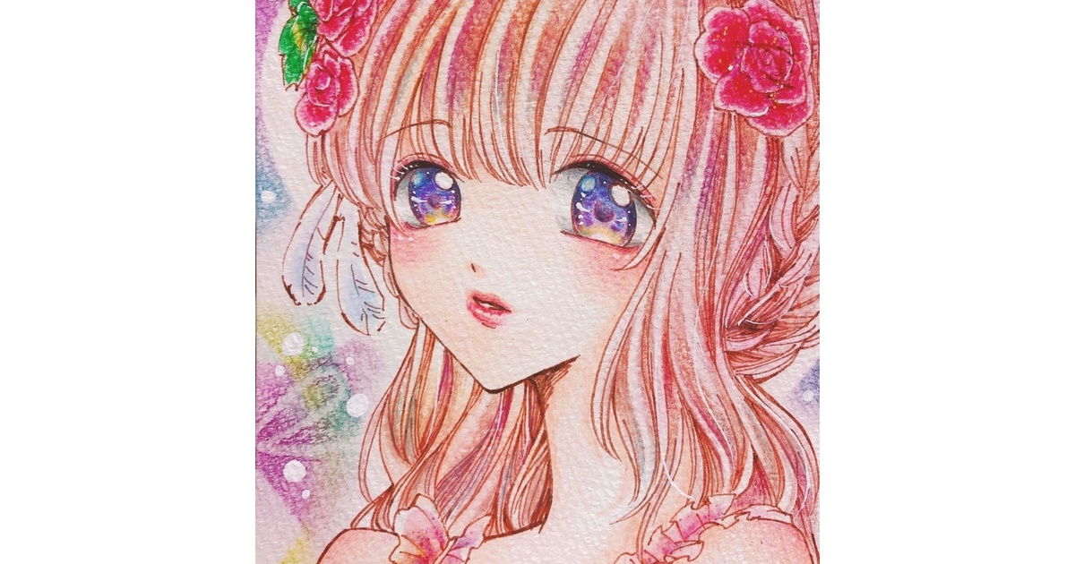 メア　桃と女の子　キウイと女の子　手描きイラスト　オリジナル Yahoo!オークション - 同人手描きイラスト【桃/オリジナル