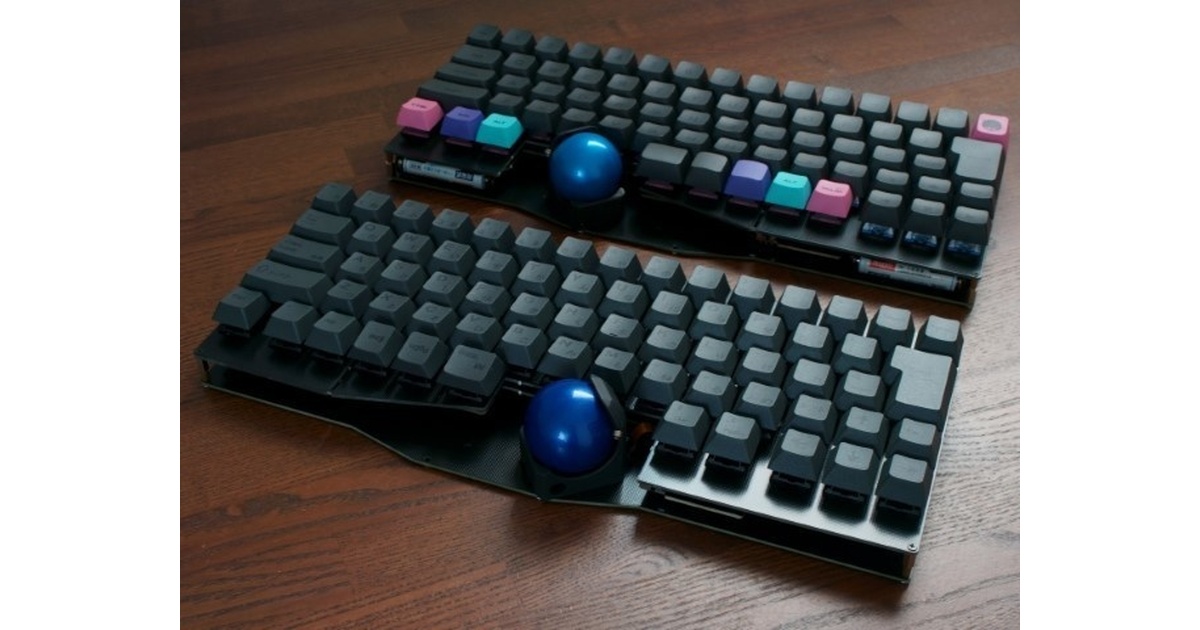 Chai45G Pro トラックボール キーボード キット 人間工学に基づいたトラックボールキーボードキット,プログラム