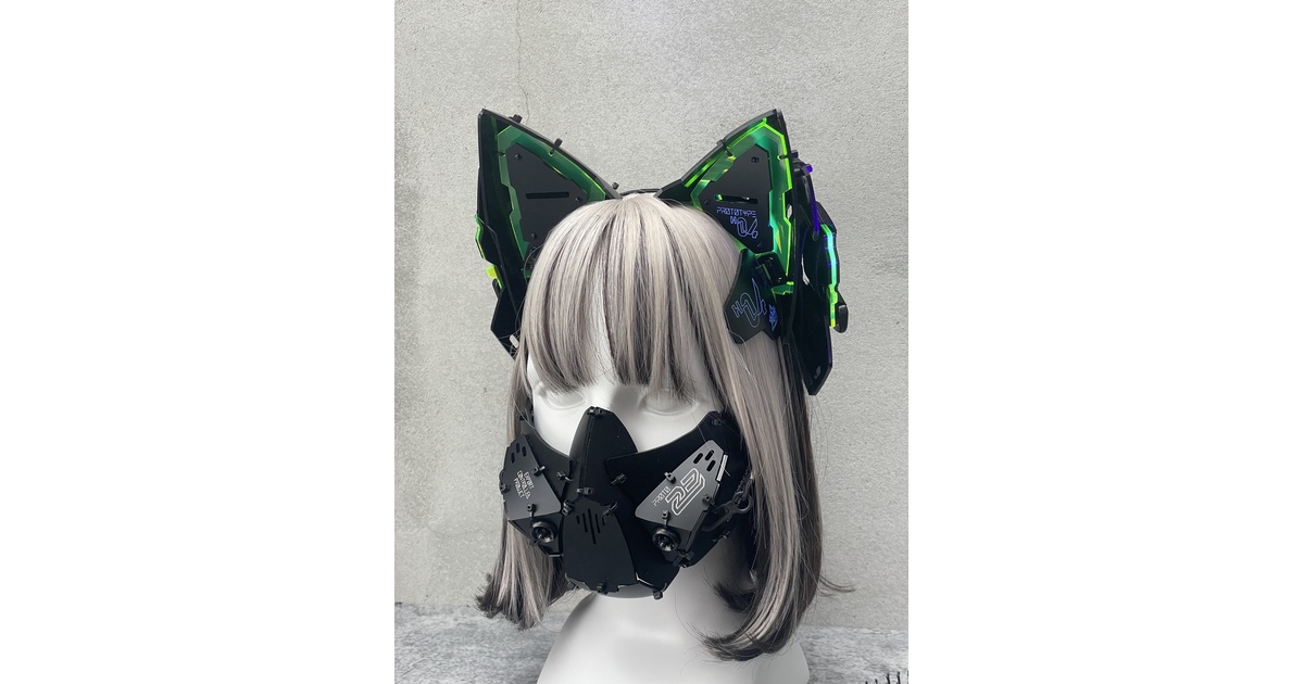 大型立体ネコミミユニット H-04 - 中央町戦術工芸 - BOOTH