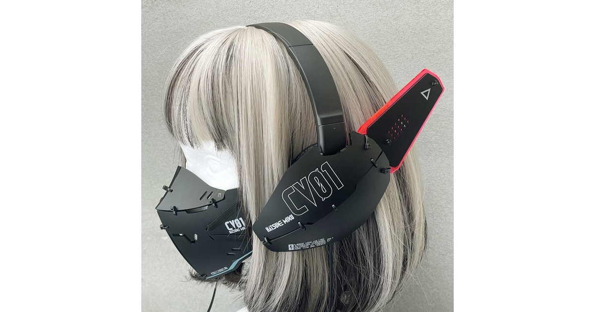 装甲ヘッドフォンユニット 初音ミクモデル - 中央町戦術工芸 - BOOTH