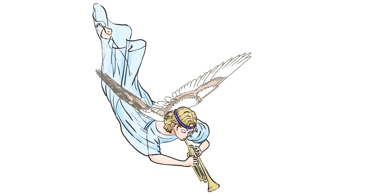 ラッパを吹く天使 - みゆらら - BOOTH