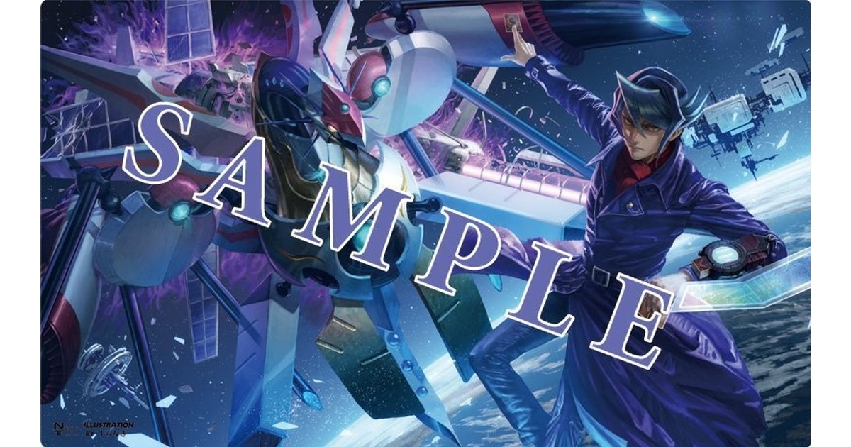 遊戯王 黒咲隼 プレイマット 遊戯王 公式 プレイマット 黒咲隼&RR サテライト・キャノン