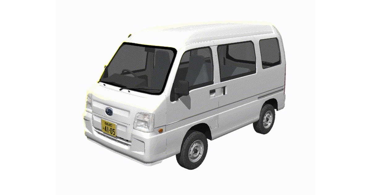 2009年型スバル・サンバーバン風軽ワンボックスバン - ジェット