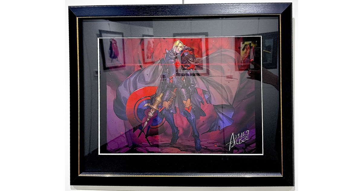 直筆サイン】「05」 A3インテリアアート Azusa展『褐色ファンタジー