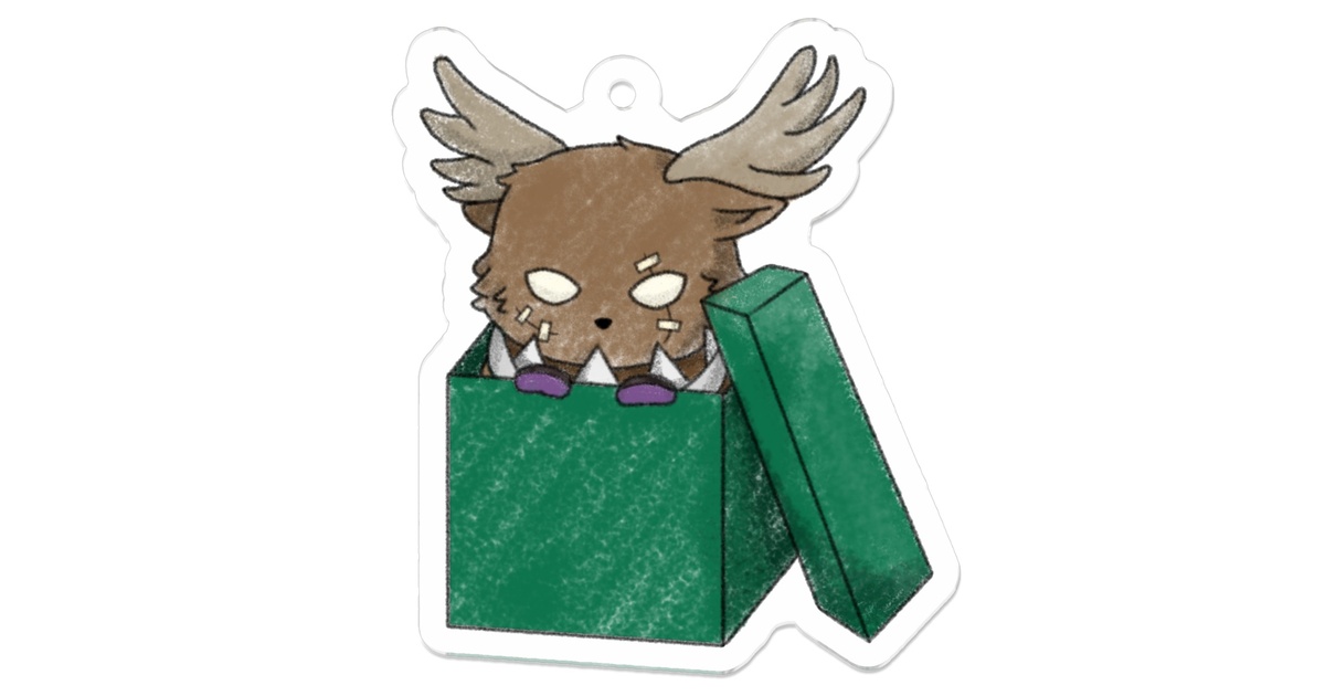 第五人格 ペットキーホルダー ゲリ 断罪狩人 ヒゲさん 第五人格】箱からひょっこりベイン アクリルキーホルダー【断罪狩人