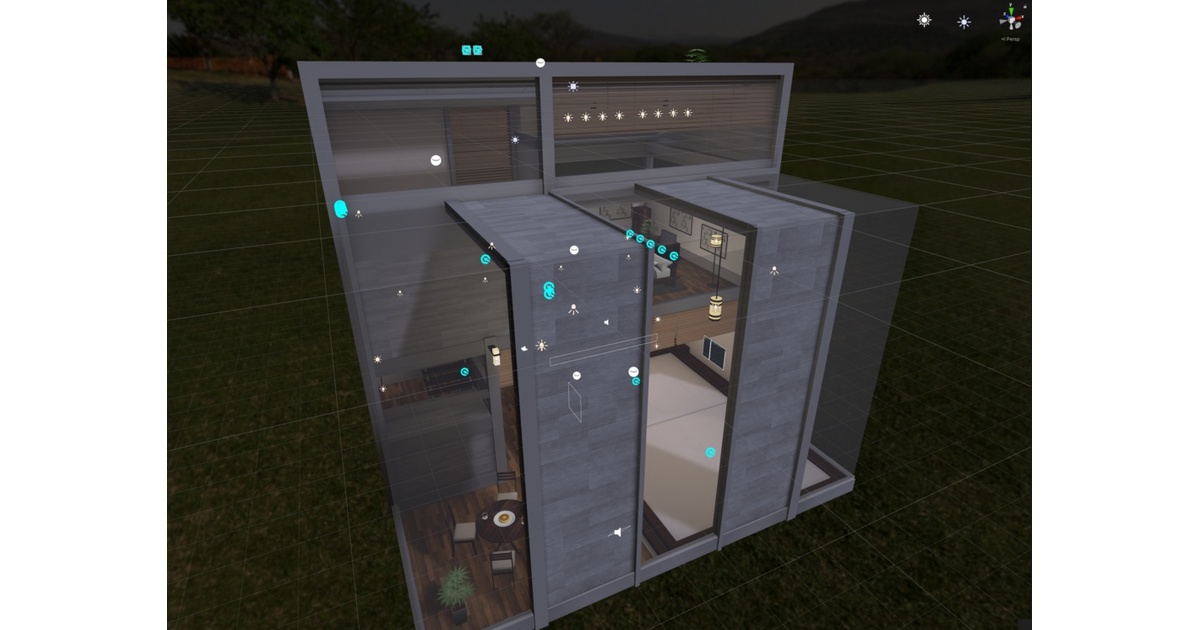 無料】VRC向けワールドプレハブ「10x10x10m」【Unity2022対応